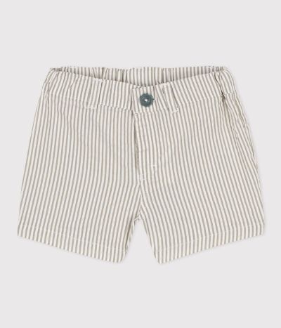 Short bébé en seersucker