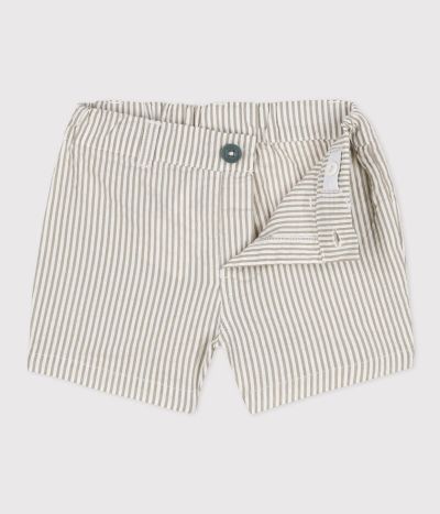 Short bébé en seersucker
