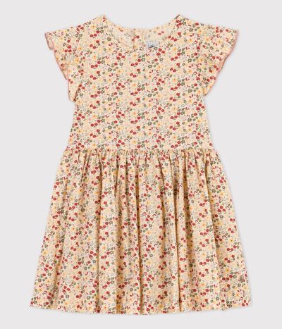 Robe en popeline enfant fille