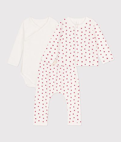 Ensemble imprimé en coton bébé