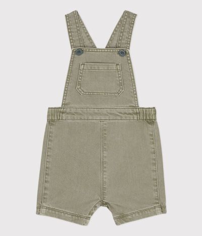 Salopette courte bébé en denim