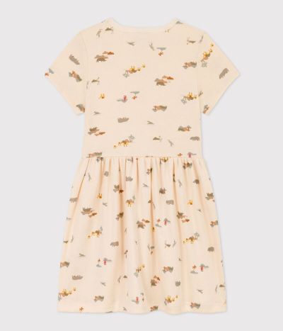 Robe imprimée en coton enfant fille