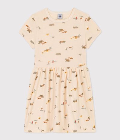 Robe imprimée en coton enfant fille