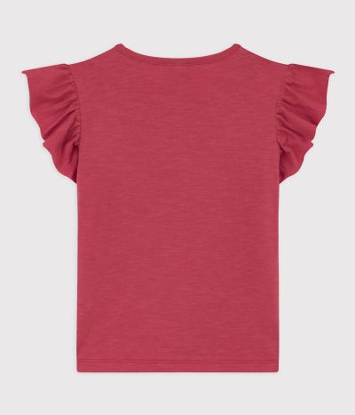 Tee-shirt manches courtes en coton enfant fille