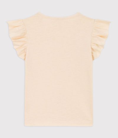 Tee-shirt manches courtes en coton enfant fille