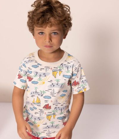 Tee-shirt imprimé manches courtes enfant garçon