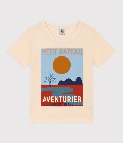 Tee-shirt manches courtes en coton enfant garçon