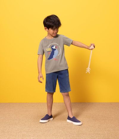 Tee-shirt manches courtes en coton enfant garçon