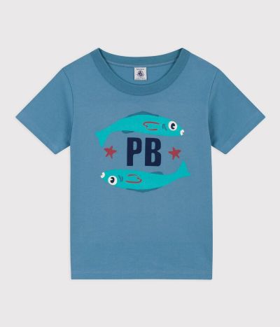Tee-shirt manches courtes en coton enfant garçon