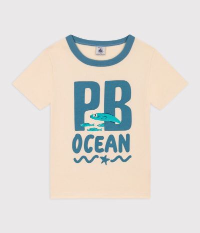 Tee-shirt manches courtes en coton enfant garçon