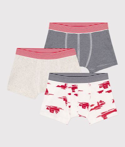 Lot de 3 boxers Le Havre en coton petit garçon