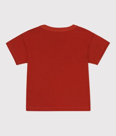 Tee-shirt manches courtes bébé en jersey avec motif