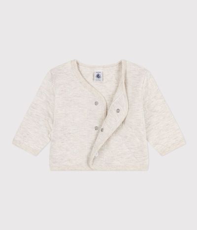 Cardigan bébé en tubique matelassé