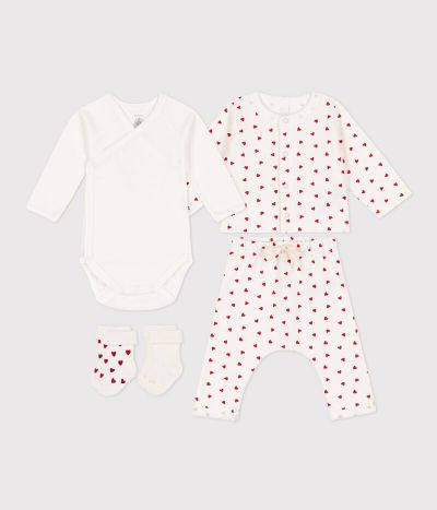 Coffret cadeau naissance petit cœur