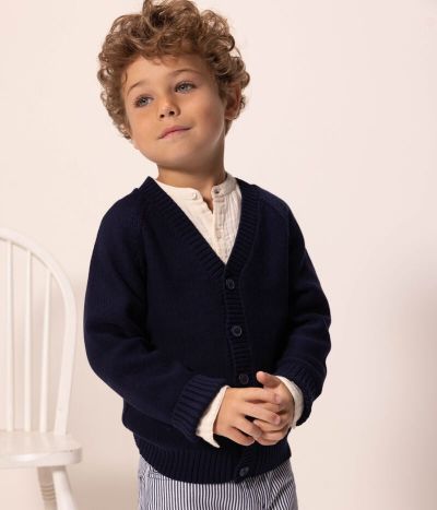 Cardigan en tricot enfant garçon