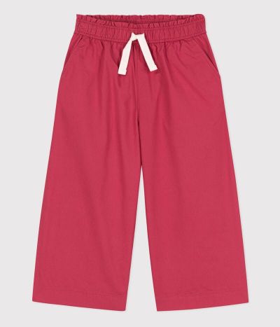 Pantalon en serge de coton enfant fille