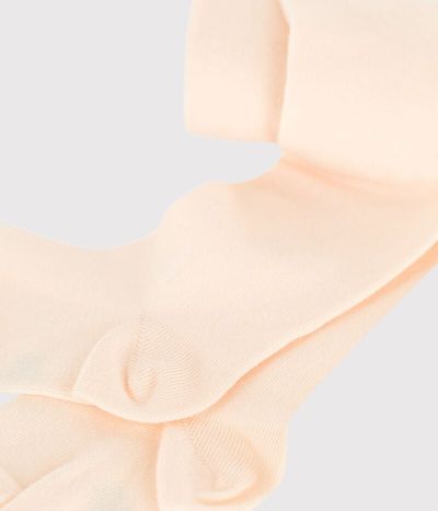 Collant uni en jersey enfant fille