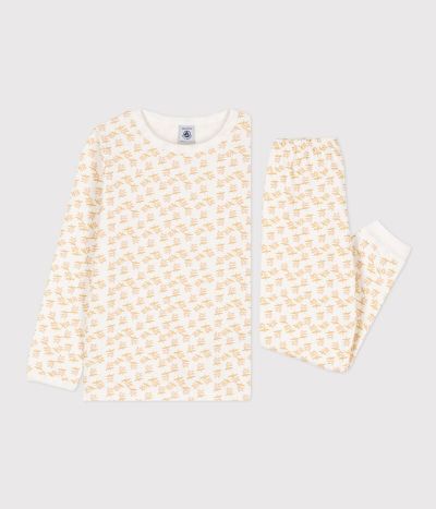 Pyjama fleur petite fille en tubique