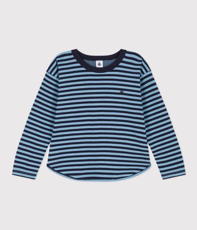 Tee-shirt manches longues en tubique enfant garçon