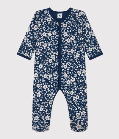 Pyjama bébé fleurs en coton