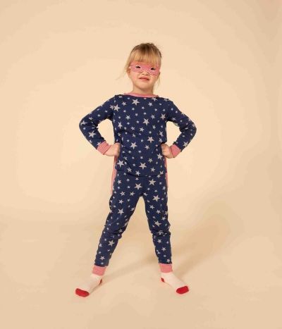 Pyjama déguisement phosphorescent petite fille/petit garçon en coton
