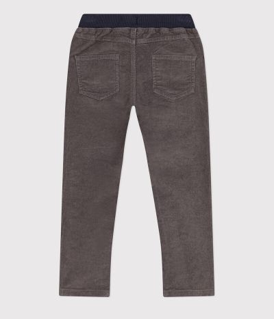 Pantalon droit en velours moyen enfant fille / garçon