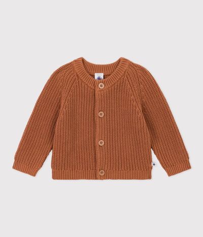 Cardigan en tricot de coton bébé