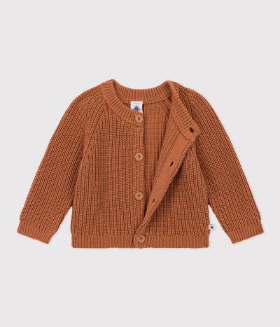 Cardigan en tricot de coton bébé