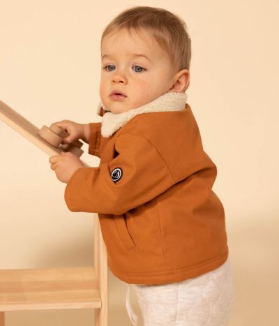 Veste courte doublée sherpa bébé