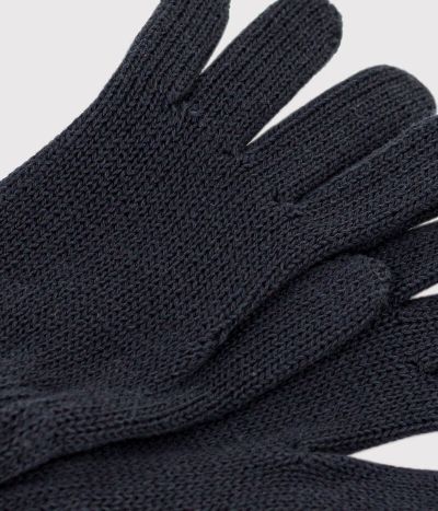 Gants en tricot doublé en polaire enfant garçon-fille