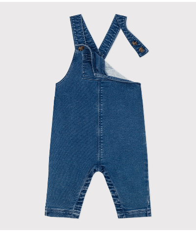 Salopette longue en denim bébé