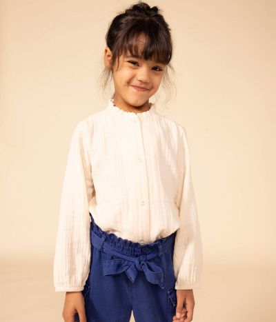 Blouse en gaze de coton enfant fille