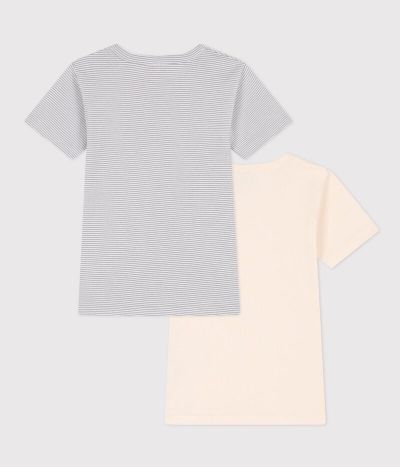 Lot de 2 tee shirts manches courtes en coton petit garçon