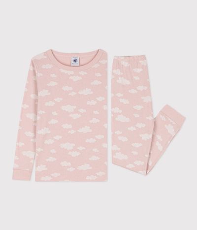 Pyjama ajusté petite fille en coton
