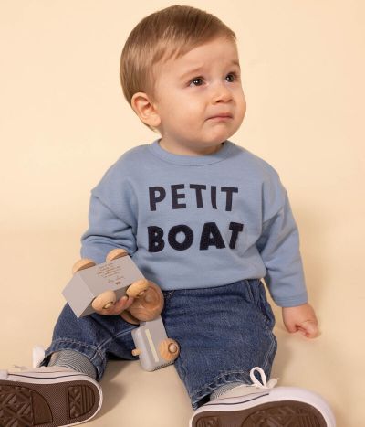 Sweatshirt en molleton bébé