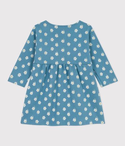 Robe manches longues en jersey épais bébé