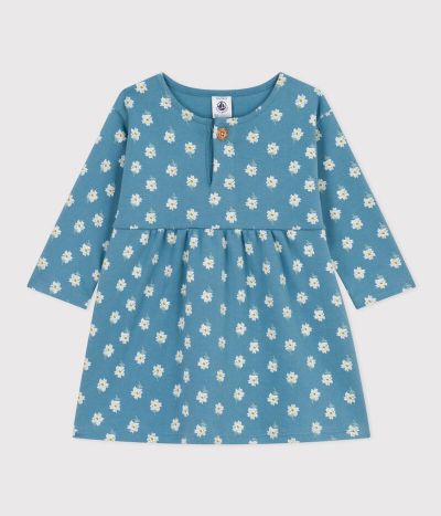 Robe manches longues en jersey épais bébé