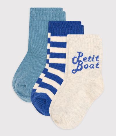 Lot de 3 paires de chaussettes Petit Boat bébé