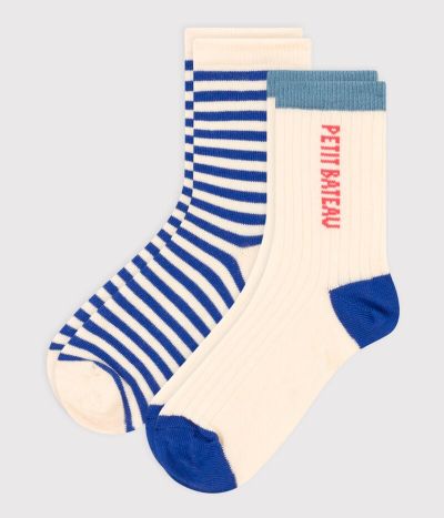 Lot de 2 paires de chaussettes Petit Boat enfant garçon-fille