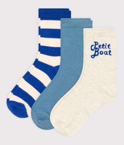 Lot de 3 paires de chaussettes Petit Boat enfant garçon-fille