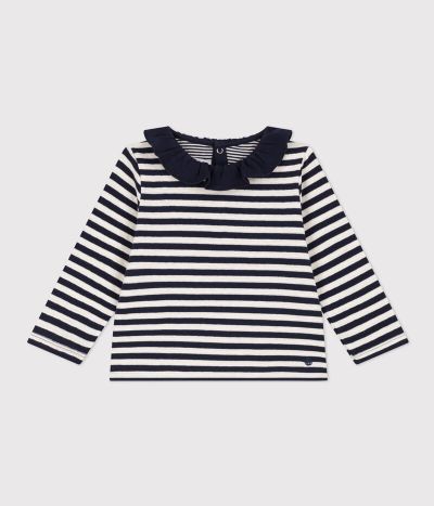 Blouse manches longues en tubique bébé