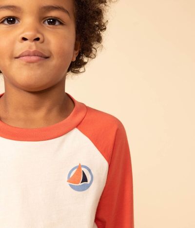 Tee-shirt manches longues en coton enfant garçon