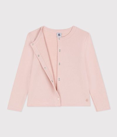 Cardigan en molleton enfant fille