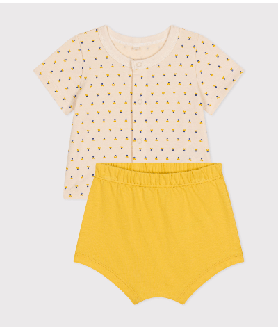 Ensemble 2 pièces en jersey léger bébé