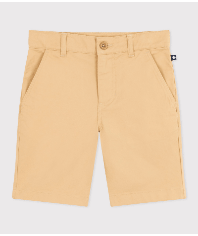 Bermuda en toile de coton enfant  garçon