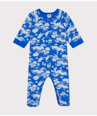 Pyjama zippé en coton bébé