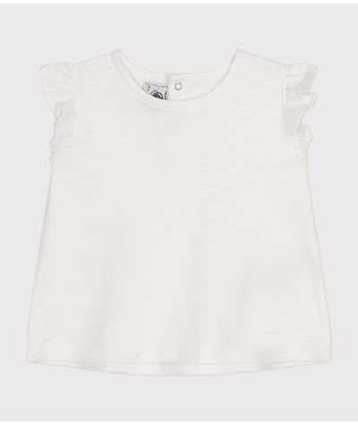 Blouse sans manche en coton bébé