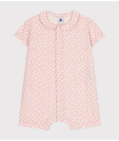 Combinaison courte en gaze de coton bébé