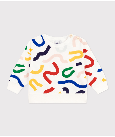 Sweatshirt en molleton léger bébé