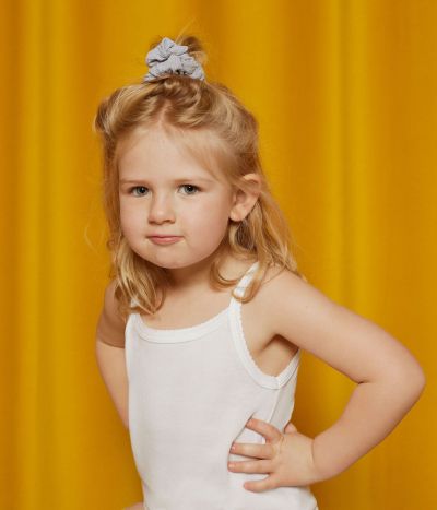 Lot de 2 chemises à bretelles blanches petite fille